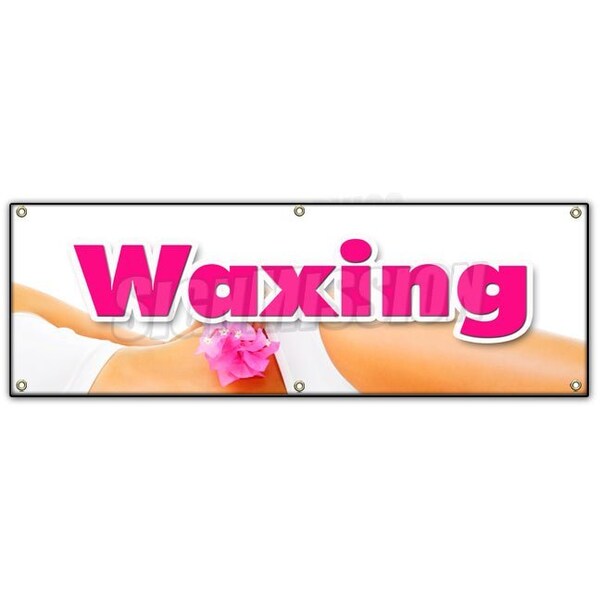 Signmission WAXING BANNER SIGN brazilian wax european body waxing women spa salon B-72 Waxing - main